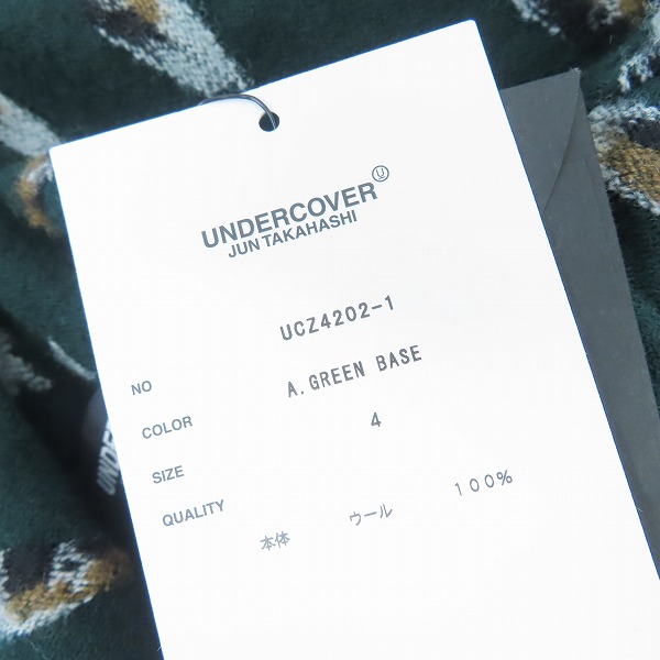 UNDERCOVER/アンダーカバー 20AW 総柄 ウール縮絨 ブルゾン/ジップ