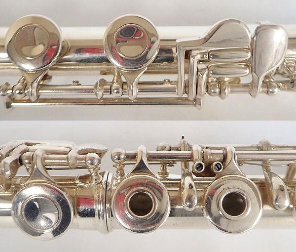 実際に弊社で買取させて頂いたSELMER USA/セルマー BUNDY Ⅱ/バンディ2 フルート ハードケース・ケースカバー付の画像 4枚目