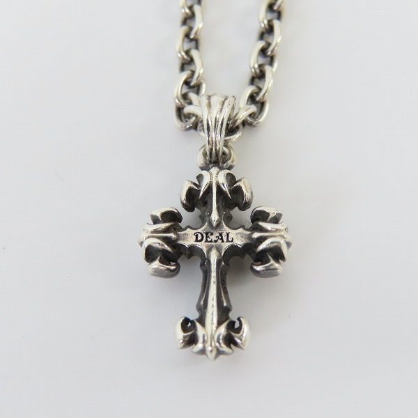 実際に弊社で買取させて頂いたDEAL DESIGN/ディールデザイン タイニーリリークロス シルバーネックレスの画像 1枚目