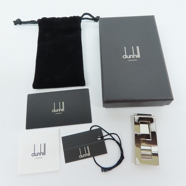 実際に弊社で買取させて頂いたDunhill/ダンヒル マネークリップ/シルバーカラーの画像 5枚目
