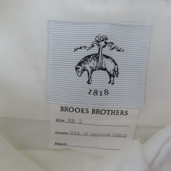 実際に弊社で買取させて頂いた【未使用】BLACK FLEECE by Brooks Brothers/ブルックスブラザーズ オックスフォードシャツ/長袖ボタンシャツ/BB2の画像 2枚目