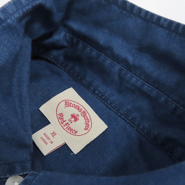 実際に弊社で買取させて頂いたBROOKS BROTHERS/ブルックスブラザーズ Red Fleece/レッド フリース ボタンダウン 長袖シャツ/XLの画像 6枚目