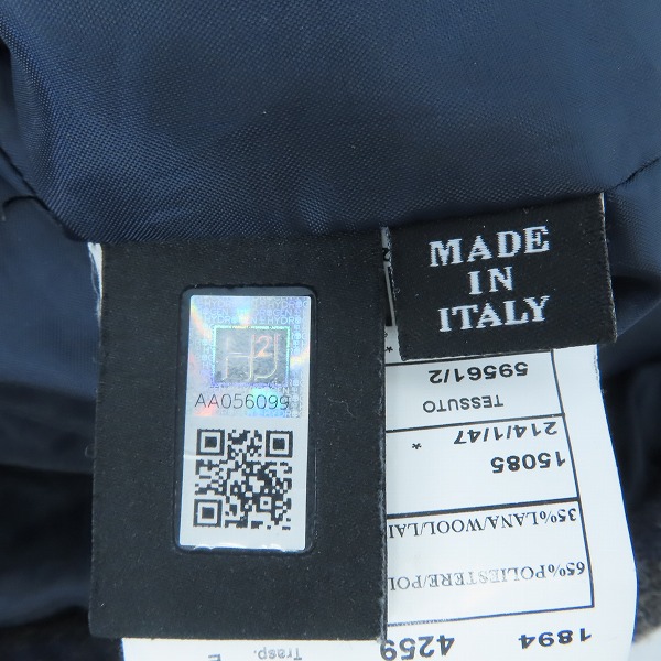 実際に弊社で買取させて頂いたHYDROGEN×LUIGI BIANCHI MANTOVA/ハイドロゲン×ルイジビアンキマントーバ 迷彩/カモフラ ツイードジャケット/52Rの画像 4枚目