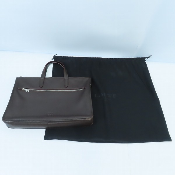 実際に弊社で買取させて頂いたLOEWE/ロエベ トートバッグ/ビジネスバッグ ブラウンの画像 9枚目
