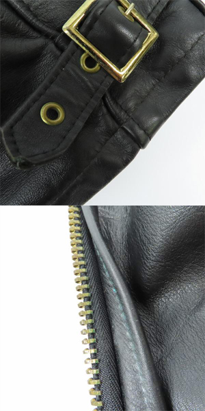 実際に弊社で買取させて頂いた【ジャンク】Schott/ショット ライナー付き シングルライダース ジャケット/34の画像 8枚目