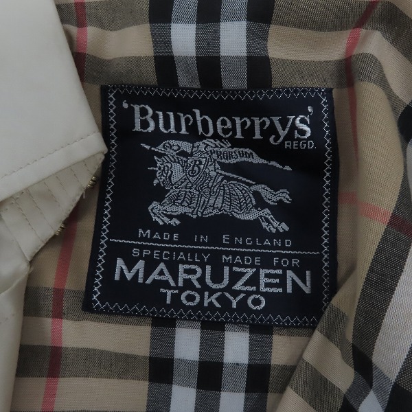 実際に弊社で買取させて頂いたBurberry/バーバリー トレンチコート クリーム系の画像 3枚目