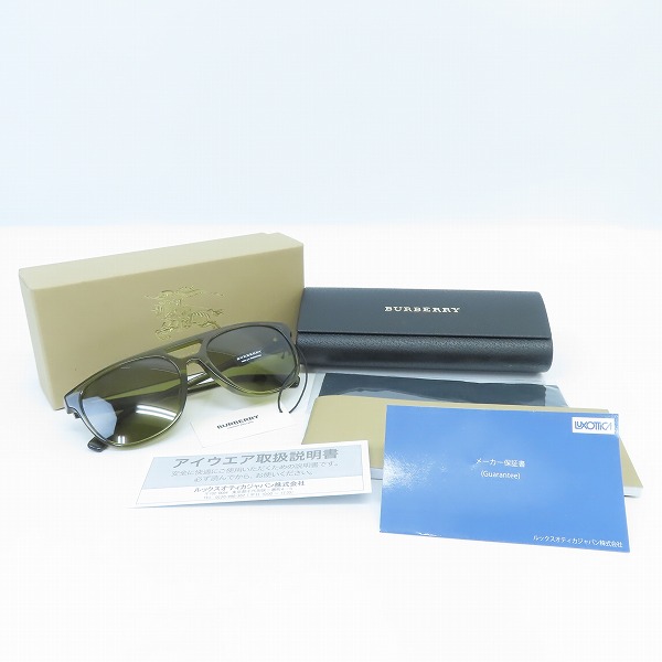 実際に弊社で買取させて頂いた【未使用】BURBERRY/バーバリー サングラス/アイウェア B 4302F 3356/73の画像 8枚目