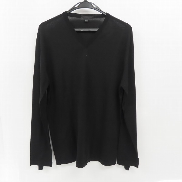 実際に弊社で買取させて頂いたHELMUT LANG/ヘルムートラング ウール Vネック ニットセーター/48