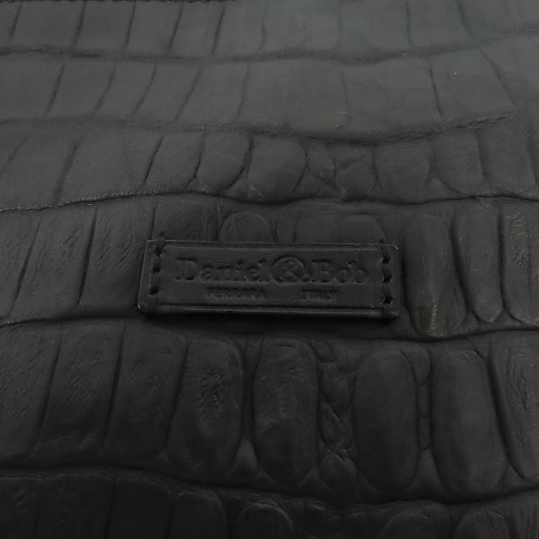 実際に弊社で買取させて頂いたDaniel&Bob/ダニエル＆ボブ 型押しレザー ショルダーバッグ ポーチ付きの画像 3枚目