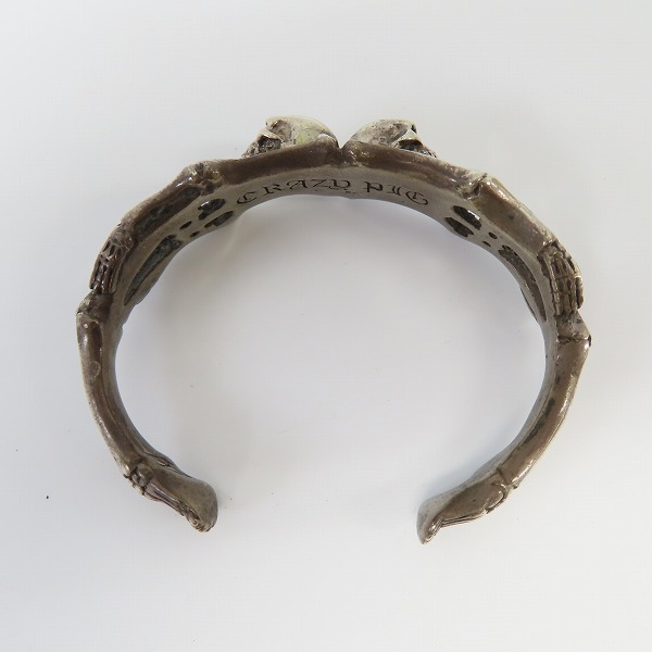 実際に弊社で買取させて頂いた【ギャラ付き】CRAZY PIG/クレイジーピッグ SKELETONS/スケルトンズ バングルの画像 5枚目