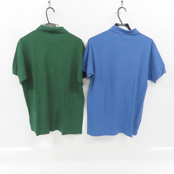 実際に弊社で買取させて頂いたLACOSTE/ラコステ ヴィンテージポロシャツ/グリーン/ブルー/4/2点セットの画像 1枚目