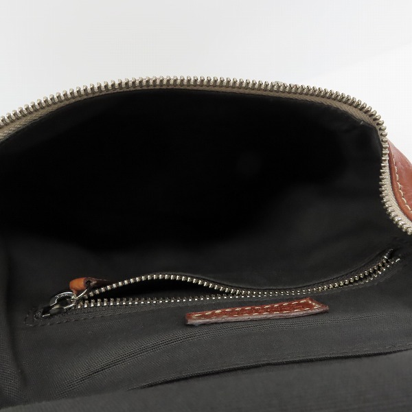 実際に弊社で買取させて頂いた【未使用】Daniel&Bob/ダニエル＆ボブ ミニ レザー リュック ブラウンの画像 4枚目