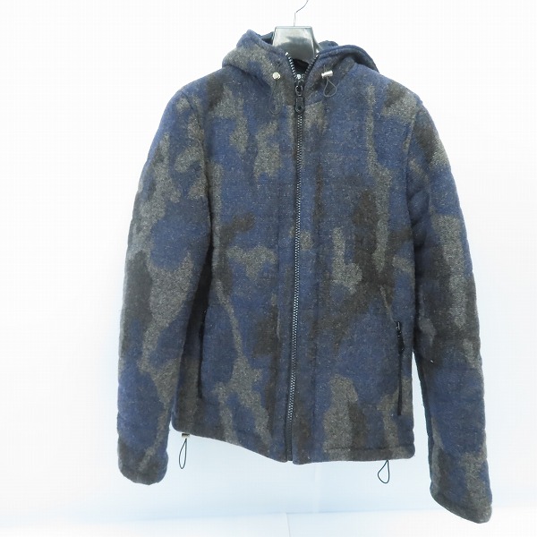 実際に弊社で買取させて頂いたHYDROGEN×LUIGI BIANCHI MANTOVA/ハイドロゲン×ルイジビアンキマントーバ 迷彩/カモフラ ツイードジャケット/52R