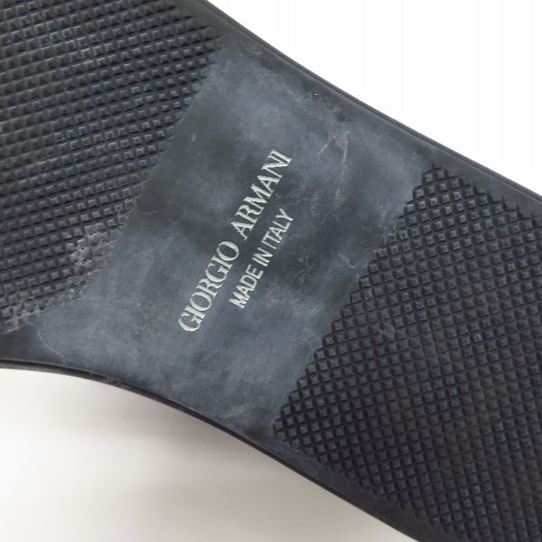 実際に弊社で買取させて頂いたGIORGIO ARMANI/ジョルジオ アルマーニ レザーシューズ/ブーツ/7.5の画像 6枚目