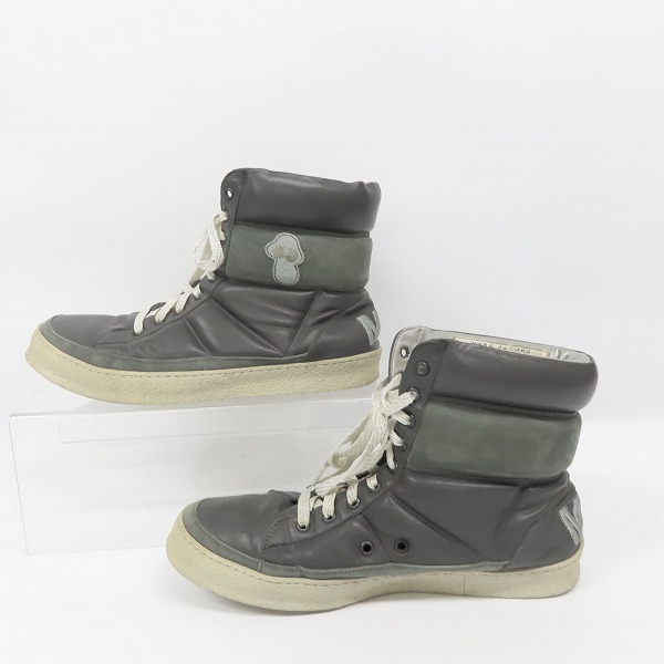 実際に弊社で買取させて頂いたMARC JACOBS/マークジェイコブス ロゴ刺繍 ハイカットスニーカー の画像 3枚目