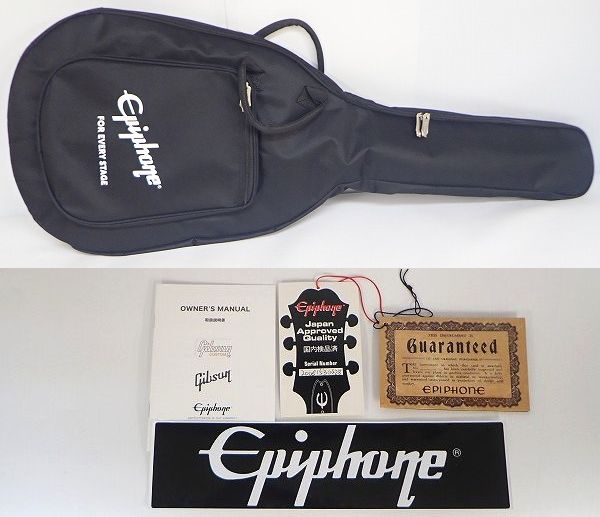 実際に弊社で買取させて頂いた★【美品】Epiphone/エピフォン CASINO Worn/カジノ ウォーン フルアコ エレキギター 2020年製 ソフトケース付の画像 9枚目