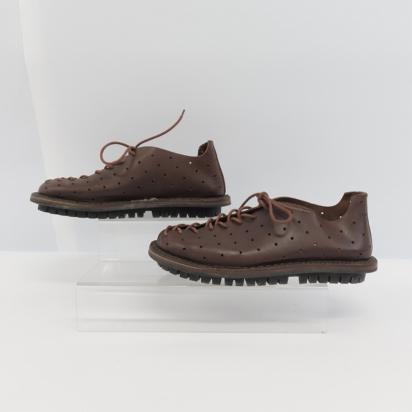 実際に弊社で買取させて頂いたtrippen/トリッペン パンチング レザーシューズ/40の画像 3枚目