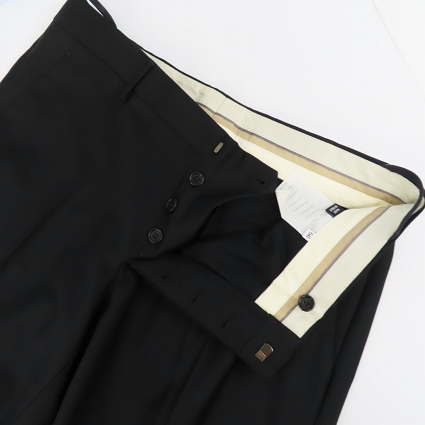 実際に弊社で買取させて頂いた【未使用】HELMUT LANG/ヘルムートラング ウール スラックスパンツ/50の画像 2枚目