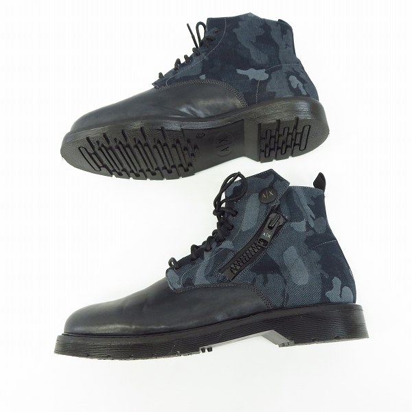 実際に弊社で買取させて頂いたARMANI EXCHANGE/アルマーニエクスチェンジ カモフラ柄 ブーツ 955034/7A048/US10の画像 3枚目