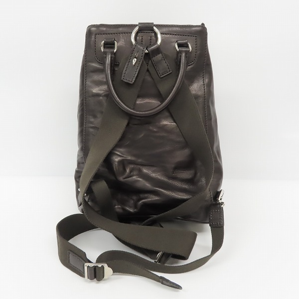 実際に弊社で買取させて頂いたDaniel&Bob/ダニエル＆ボブ ミニ レザー リュック ダークブラウンの画像 1枚目