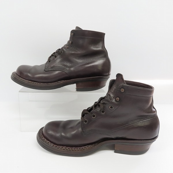 実際に弊社で買取させて頂いた【難有り】WHITE'S BOOTS/ホワイツブーツ SEMI-DRESS/セミドレス レースアップレザーブーツ/8Dの画像 3枚目