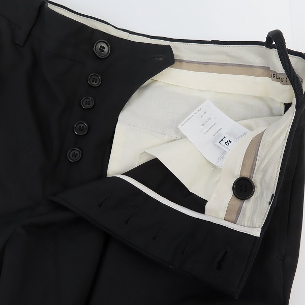 実際に弊社で買取させて頂いたHELMUT LANG/ヘルムートラング ハーフパンツ ブラック/50の画像 6枚目