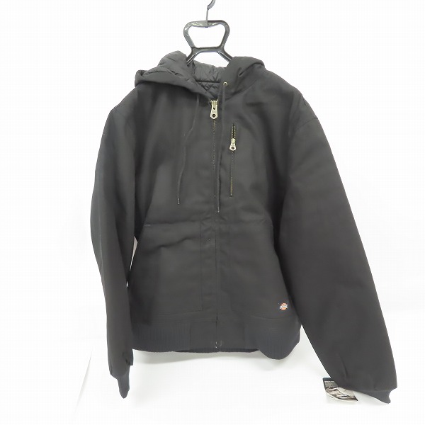 実際に弊社で買取させて頂いた【未使用】Dickies/ディッキーズ Hooded Jacket/フーデッド ジャケット TJ718BK/XL