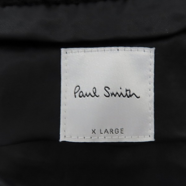 実際に弊社で買取させて頂いた【未使用】Paul smith/ポールスミス フーデッド ライダース ジャケット/XLの画像 3枚目