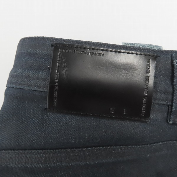 実際に弊社で買取させて頂いたDIESEL BLACK GOLD/ディーゼル ブラックゴールド ボタンフライ ブラックデニムパンツ/30の画像 2枚目