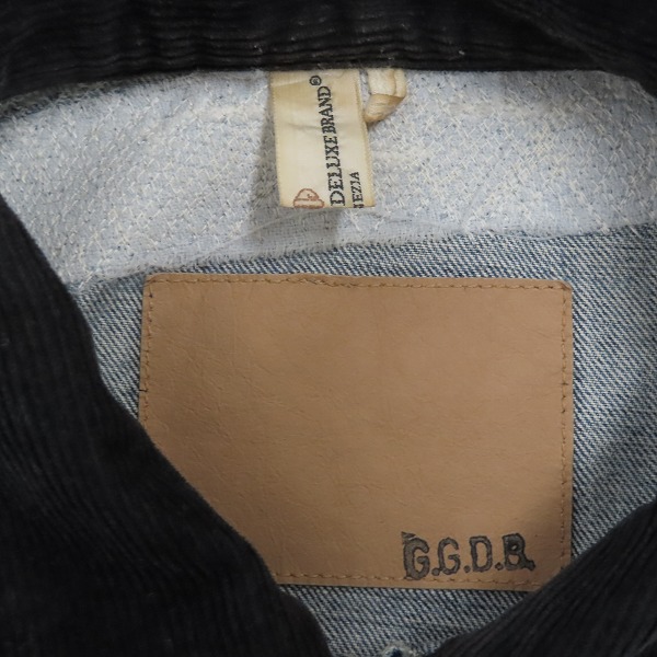 実際に弊社で買取させて頂いたGOLDEN GOOSE DELUXE BRAND/ゴールデングース スタッズ ワッペン デニム ジャケット/Gジャン 910130/Sの画像 2枚目