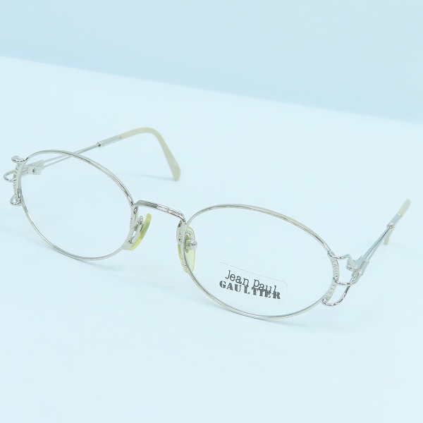 実際に弊社で買取させて頂いたJean Paul GAULTIER/ジャンポールゴルチェ ヴィンテージ メガネフレーム シルバー 55-6104