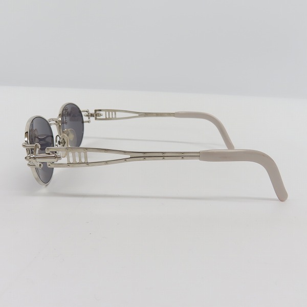 実際に弊社で買取させて頂いたJean Paul GAULTIER/ジャンポールゴルチエ ヴィンテージ ワイヤーデザイン サングラス/アイウェア シルバー 56-6101の画像 1枚目