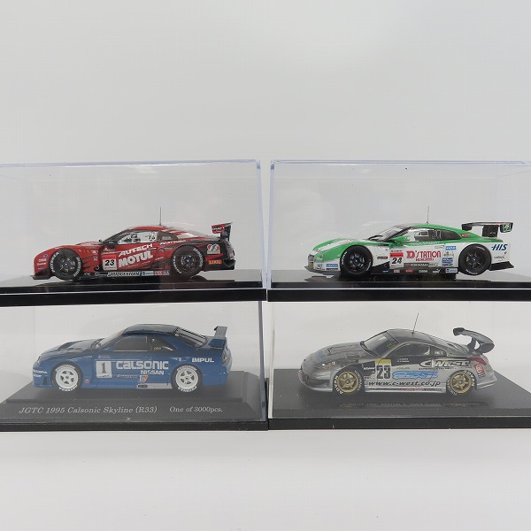 実際に弊社で買取させて頂いたEBBRO/エブロ 1/43 SUPER GT500 2012 No.24 等 44850/44853/361/634 ミニカー 4点セットの画像 3枚目