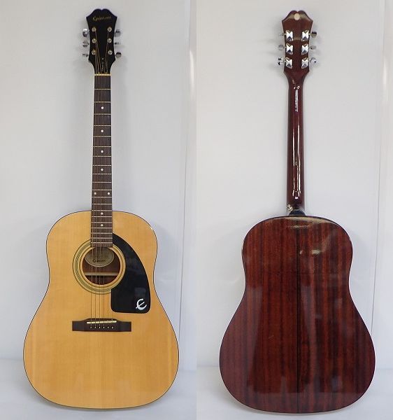 実際に弊社で買取させて頂いた★Epiphone/エピフォン AJ-100 NA アコースティックギター/アコギ ソフトケース付の画像 1枚目