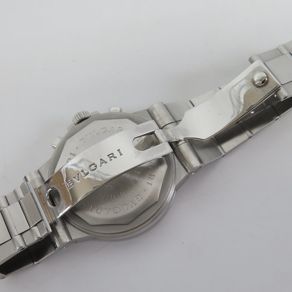 実際に弊社で買取させて頂いたBVLGARI/ブルガリ ディアゴノスポーツ クロノグラフ 自動巻き 腕時計/ウォッチ CH35Sの画像 5枚目