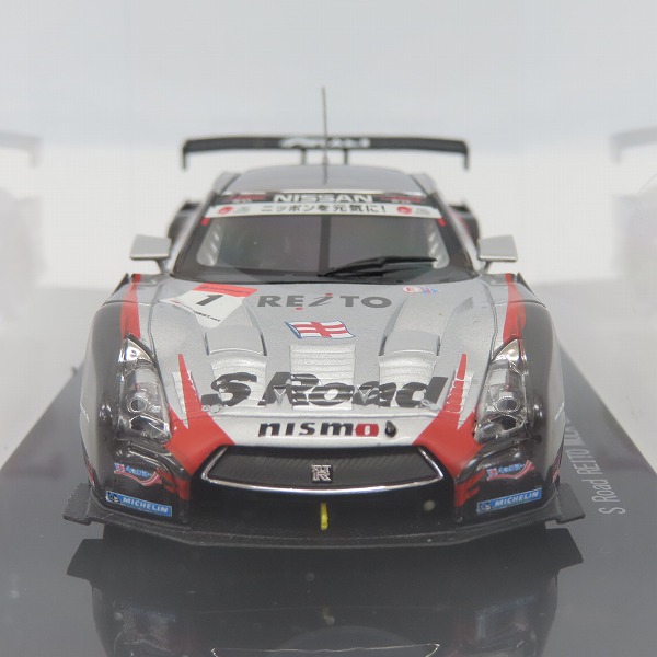 実際に弊社で買取させて頂いたEBBRO/エブロ 1/43 SUPER GT500 2012 No.1 S Road MOLA GT-R Low Down Force #1 44852 ミニカーの画像 4枚目