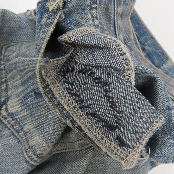 実際に弊社で買取させて頂いたBLUE BLUE/ブルーブルー デニムパンツ/ジーンズ PP24 size：30の画像 7枚目