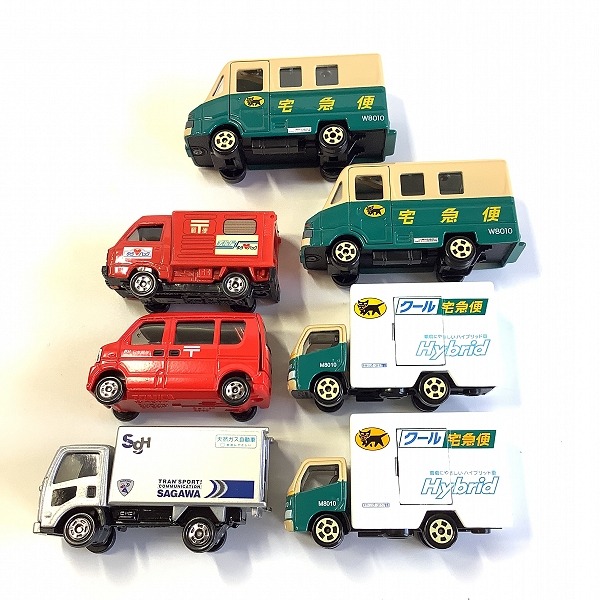 実際に弊社で買取させて頂いたTOMY トミカ NO.31 スバル サンバー No.59 いすゞ エルフ 佐川急便 No.68 郵便車 ヤマト運輸 クール宅急便 他 7点の画像 2枚目