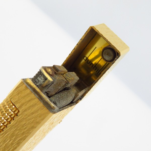 実際に弊社で買取させて頂いたdunhill/ダンヒル ローラ ガスライター ゴールドの画像 5枚目