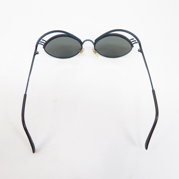 実際に弊社で買取させて頂いたJean Paul GAULTIER/ジャンポールゴルチエ ヴィンテージ サングラス ネイビー 56-6107の画像 2枚目