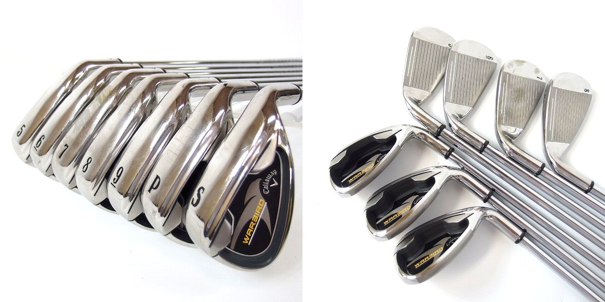 実際に弊社で買取させて頂いたCallaway/キャロウェイ WARBIRD 2016 ゴルフクラブ 10本セット FLEX：S キャディバッグ付きの画像 5枚目