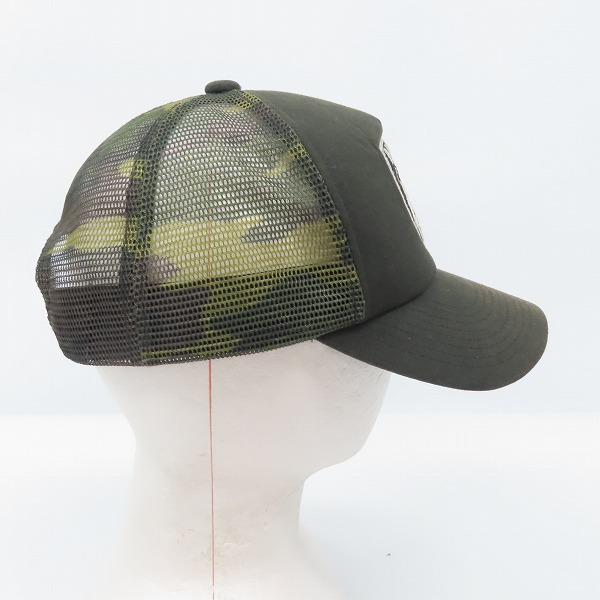 実際に弊社で買取させて頂いたBackChannel/バックチャンネル ワッペン カモフラ柄メッシュキャップの画像 4枚目