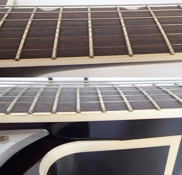 実際に弊社で買取させて頂いた★Gretsch/グレッチ  G6119-1962HT Chet Atkins Tennessee Rose/テネシーローズ フルアコ 2009年製 ハードケース付の画像 4枚目