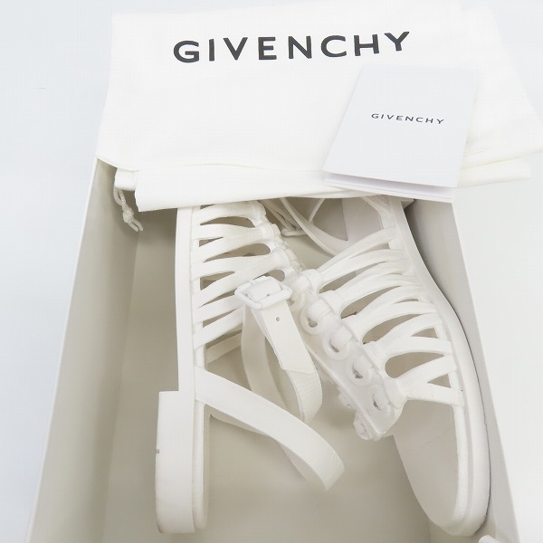 実際に弊社で買取させて頂いたGIVENCHY/ジバンシー グラディエーター サンダル 535133/35の画像 7枚目