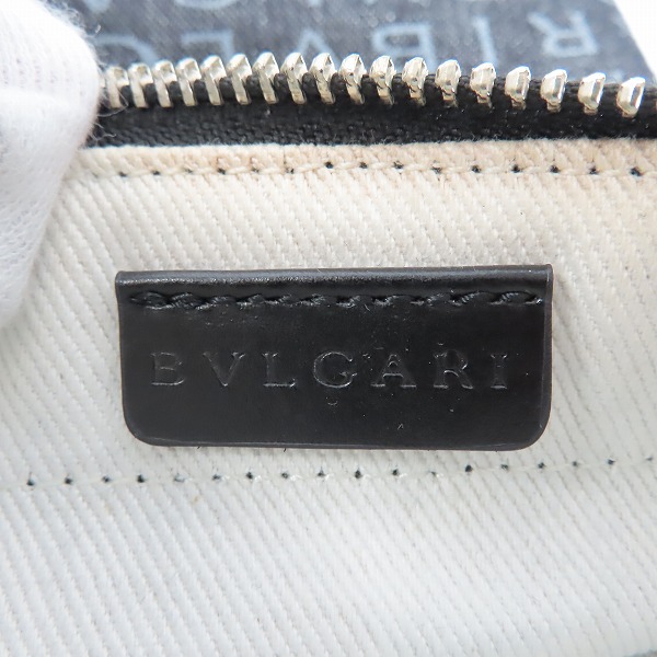 実際に弊社で買取させて頂いたBVLGARI/ブルガリ ロゴマニア デニムショルダーポーチの画像 5枚目