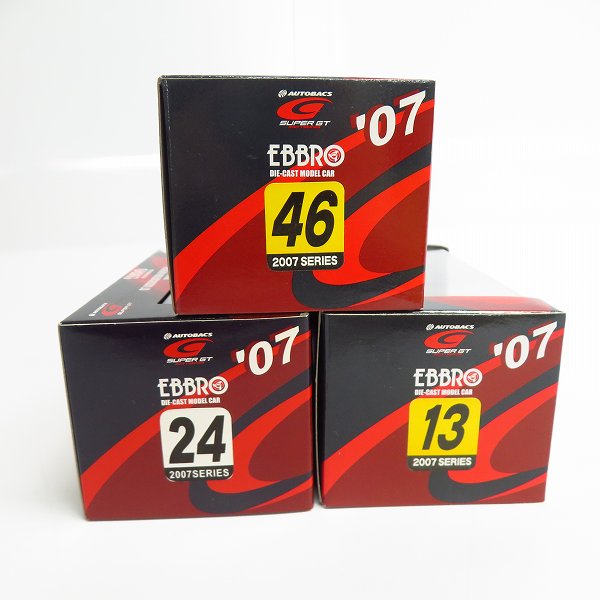 実際に弊社で買取させて頂いたEBBRO/エブロ 1/43 SUPER GT300 HOUZAN DUNLOP Z 924/GT500 916 等 3点セットの画像 1枚目