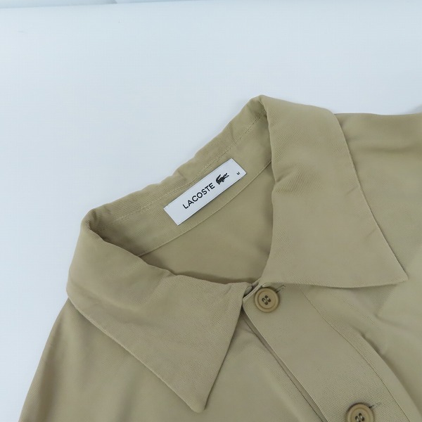 実際に弊社で買取させて頂いたLACOSTE/ラコステ レーヨン 半袖ポロシャツ Mの画像 5枚目