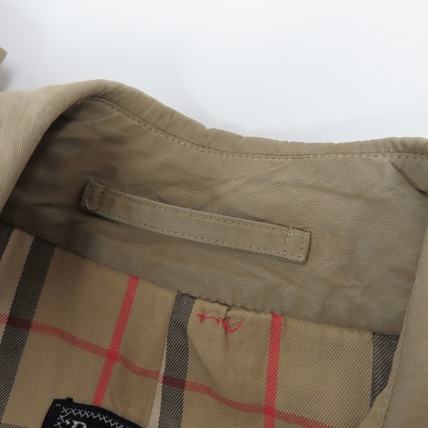 実際に弊社で買取させて頂いたBurberrys/バーバリーズ 裏地チェック柄 トレンチコート の画像 4枚目
