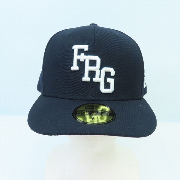 実際に弊社で買取させて頂いたFRAGMENT DESIGN×NEW ERA/フラグメントデザイン×ニューエラ FRG ロゴ刺繍 キャップ 7-5/8