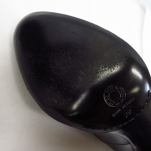 実際に弊社で買取させて頂いたDRIES VAN NOTEN/ドリスヴァンノッテン パンプス 黒 WS21/158/QU475/39の画像 6枚目